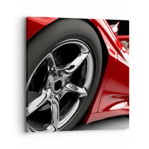 Quadro em tela - Projetado para a velocidade - 30x30 cm