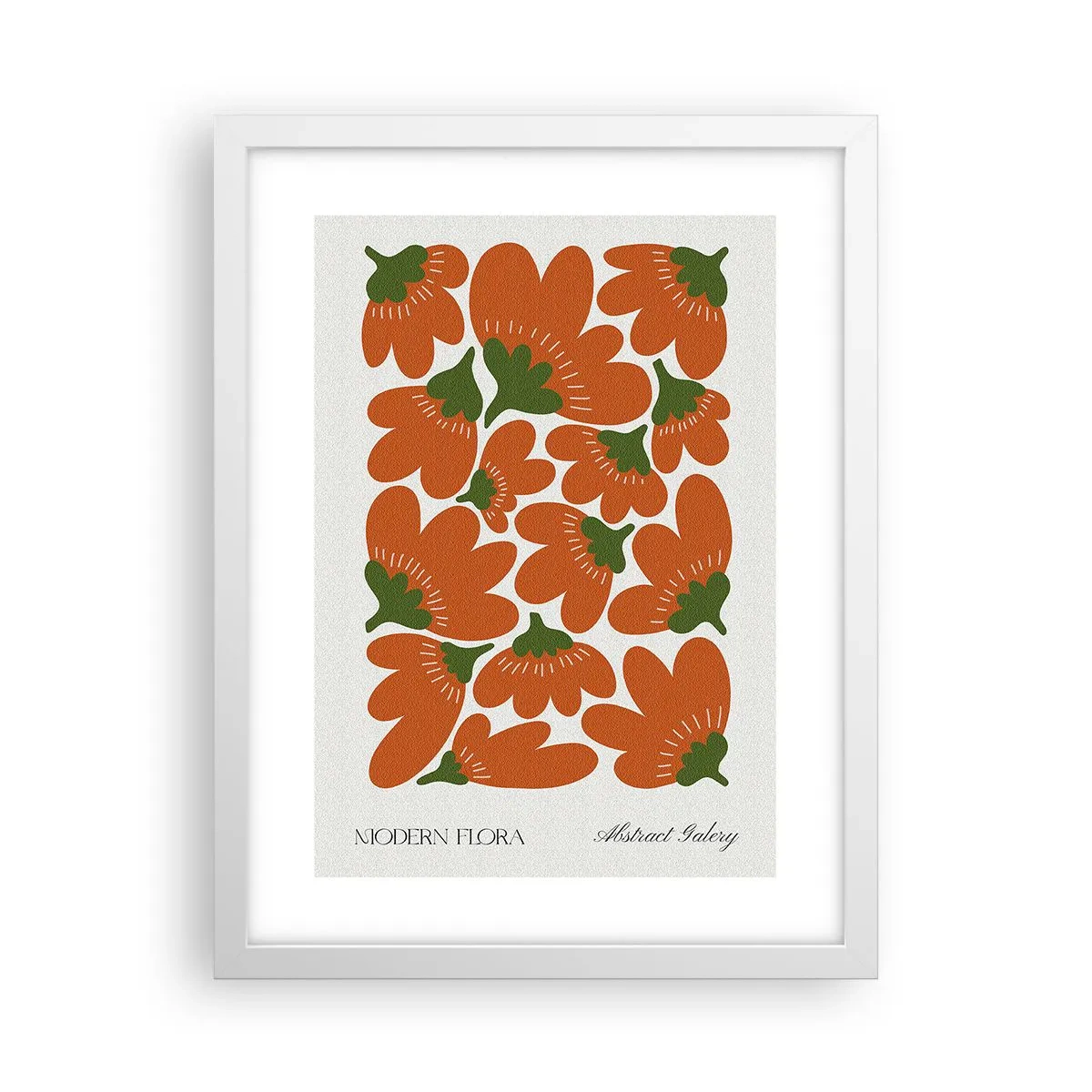 Pôster em moldura branca - Da vida das flores - 30x40 cm