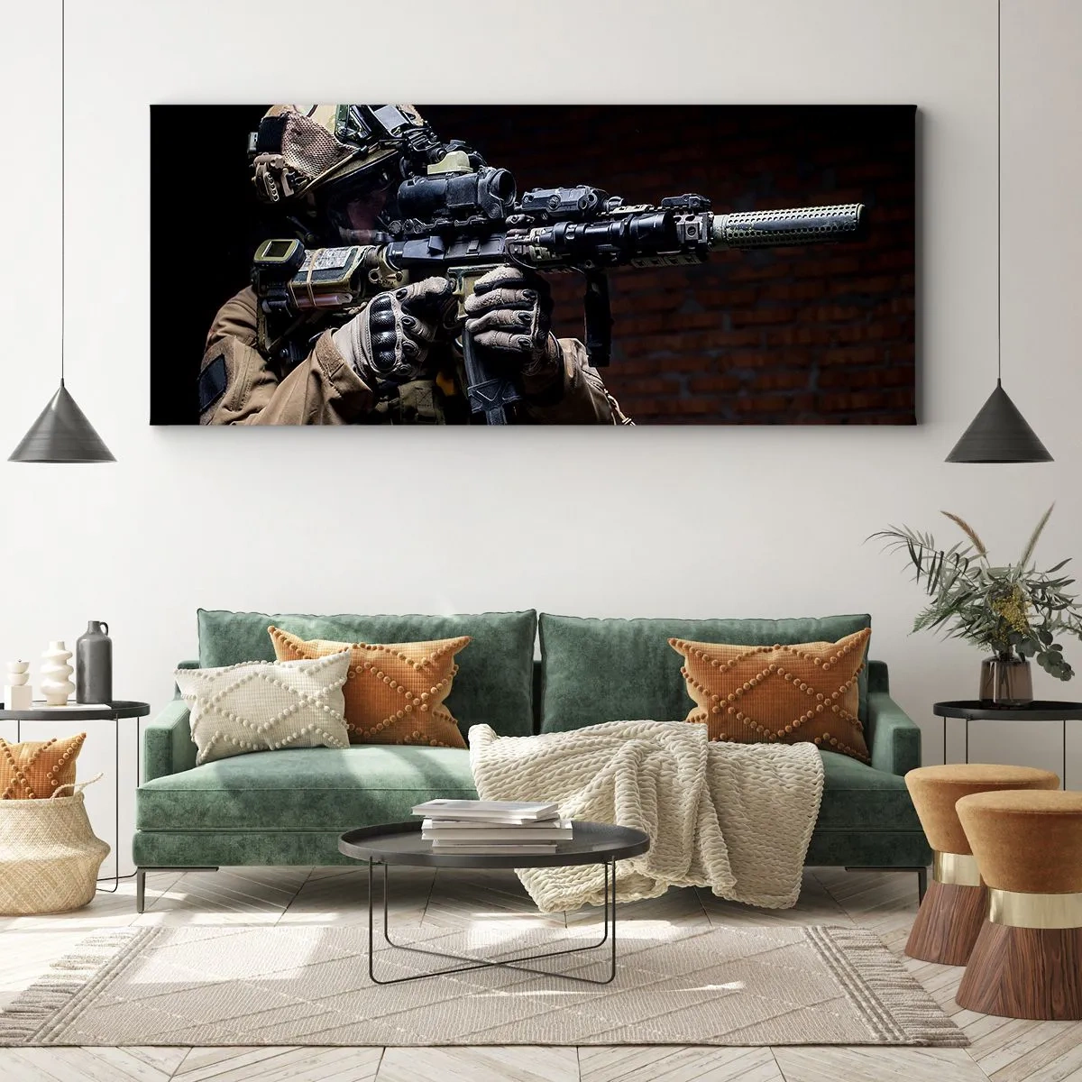 Quadro em tela - Mortalmente eficaz - 160x50 cm