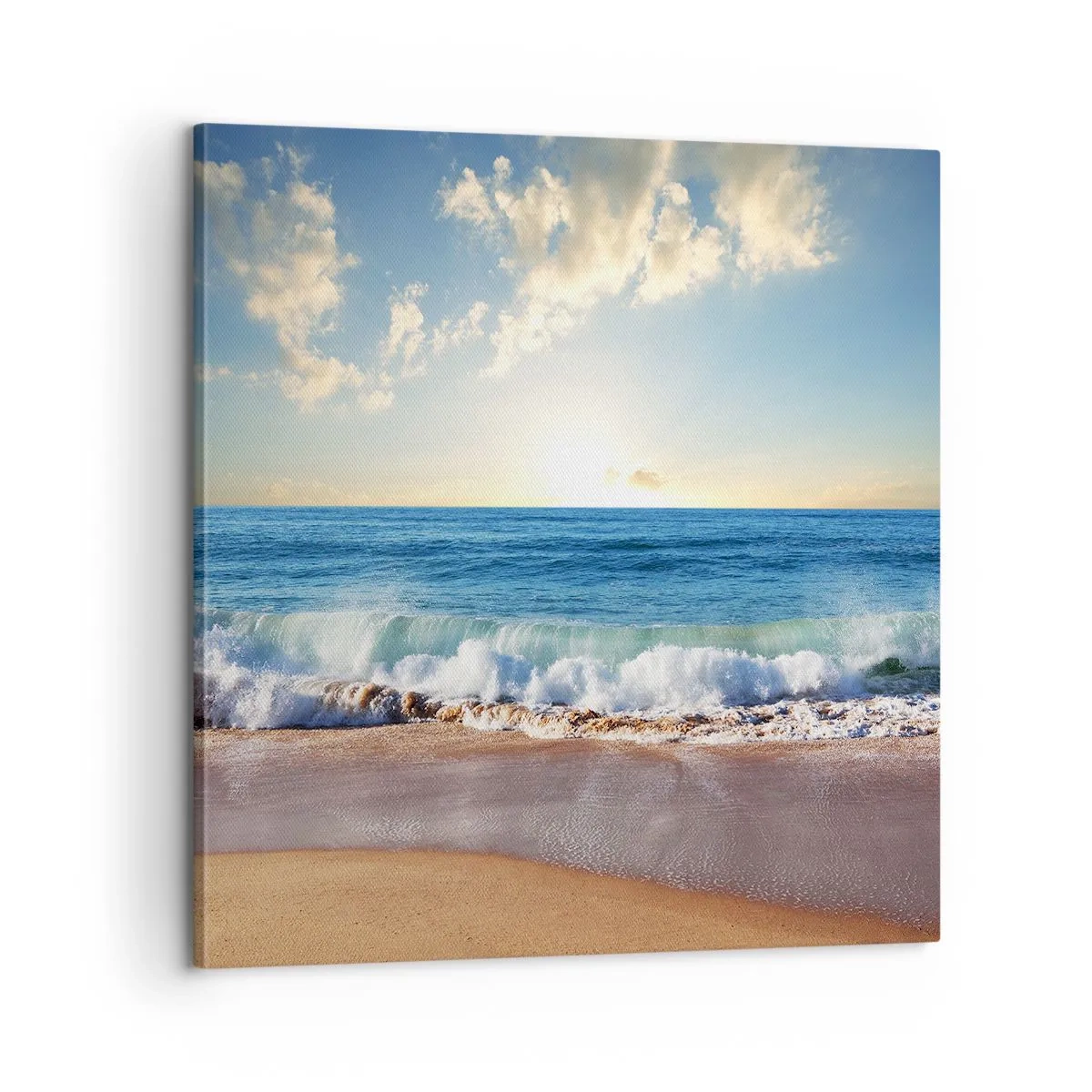 Quadro em tela - Movimento e quietude ao mesmo tempo - 60x60 cm