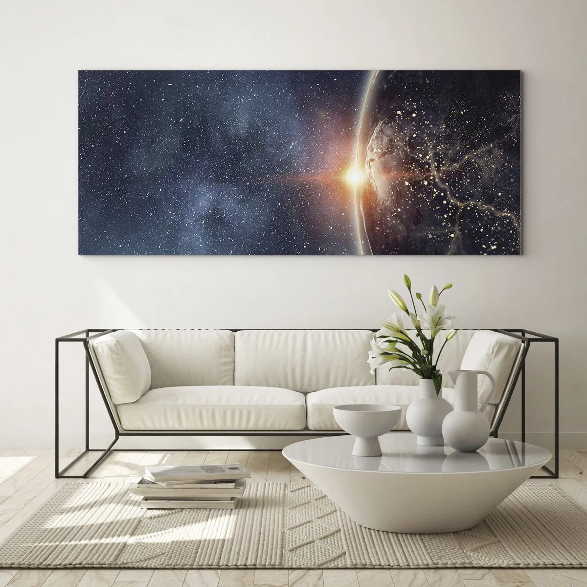 Quadro em vidro - Numa nova perspetiva - 120x50 cm