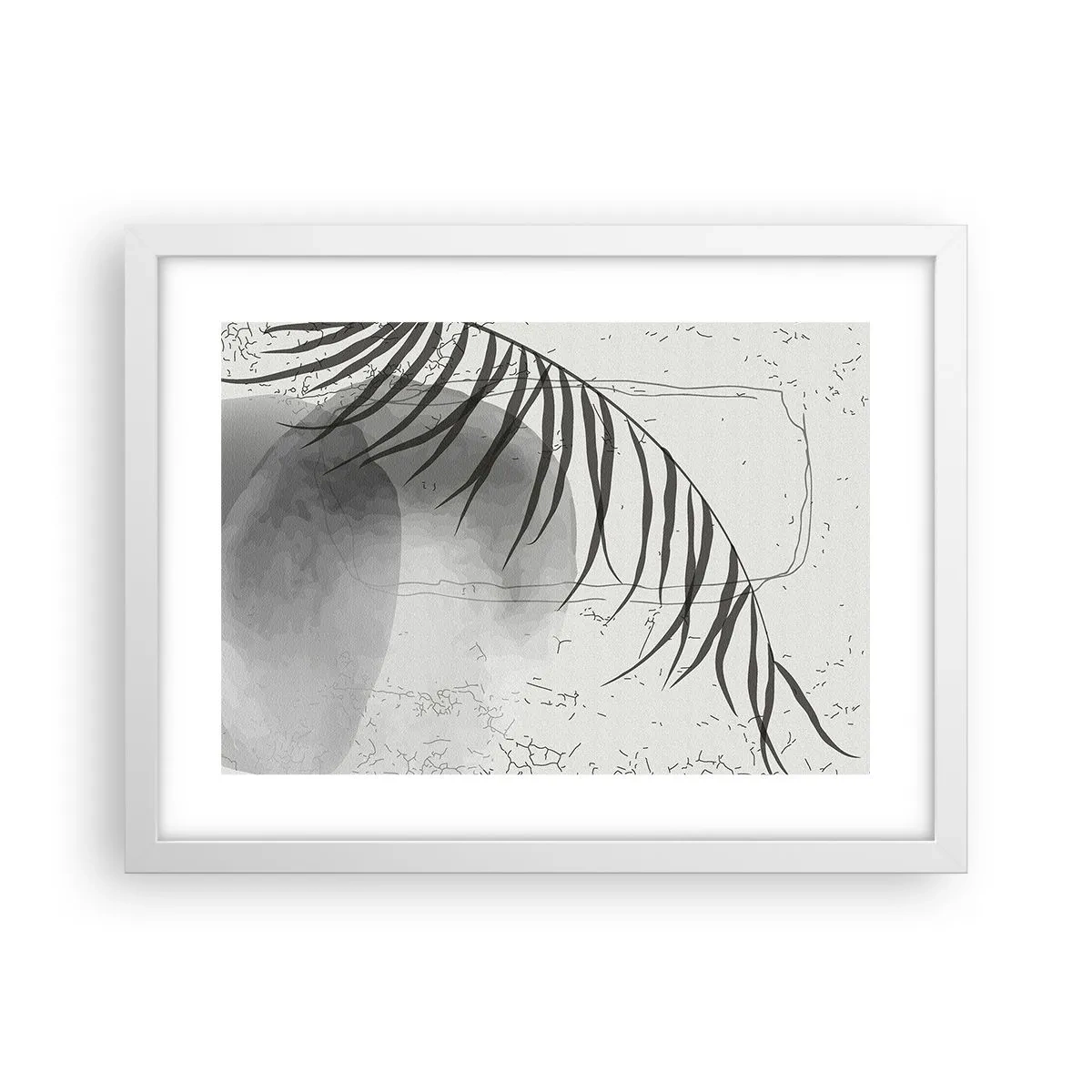 Pôster em moldura branca - O sutil exotismo da natureza - 40x30 cm