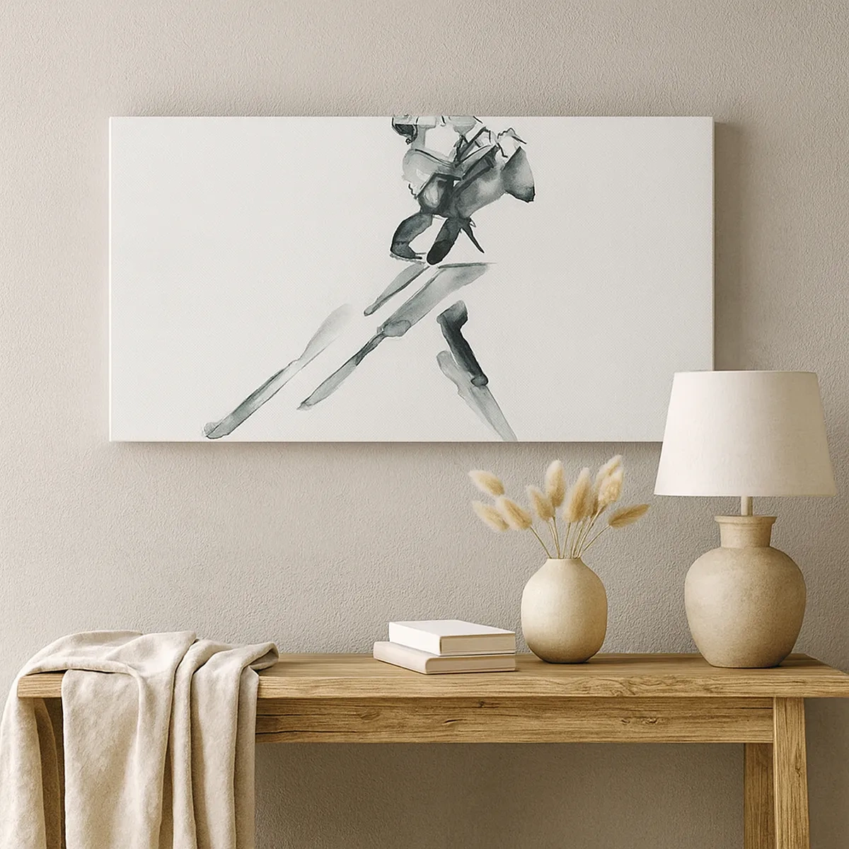 Quadro em tela - Num só ritmo - 30x30 cm