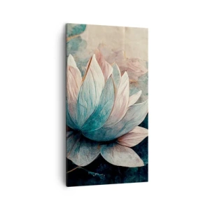 Quadro em tela - Estrelas do lago - 45x80 cm