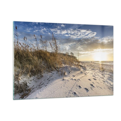 Quadro em vidro - Um convite para um passeio - 120x80 cm