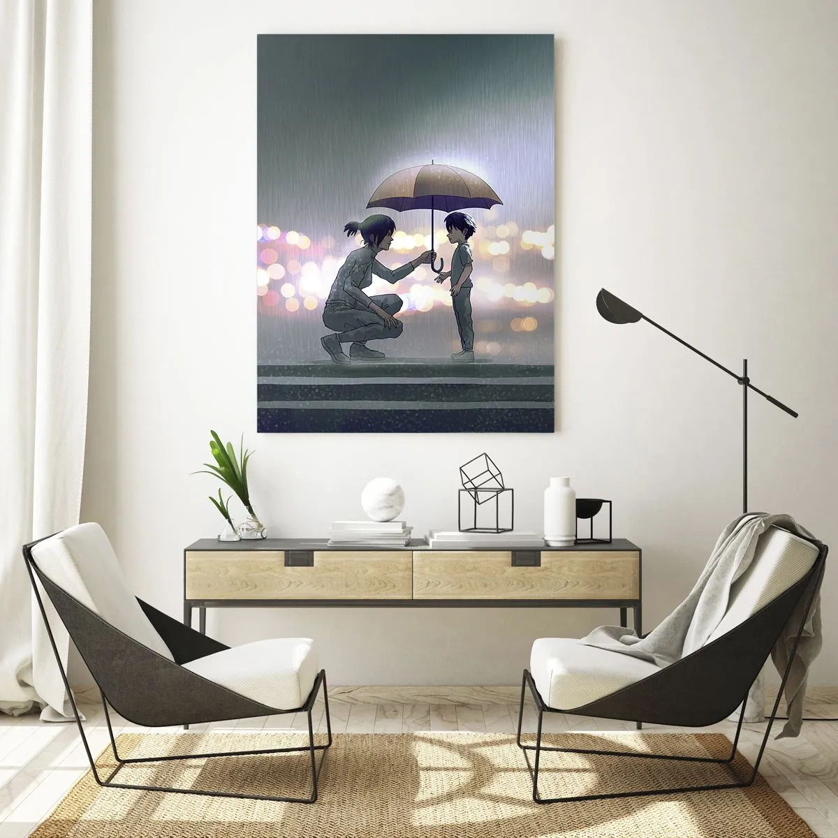 Quadro em vidro - Está tudo bem agora - 70x100 cm