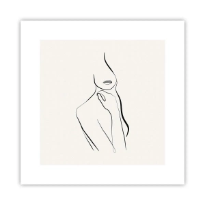 Pôster - Uma onda de melancolia - 30x30 cm