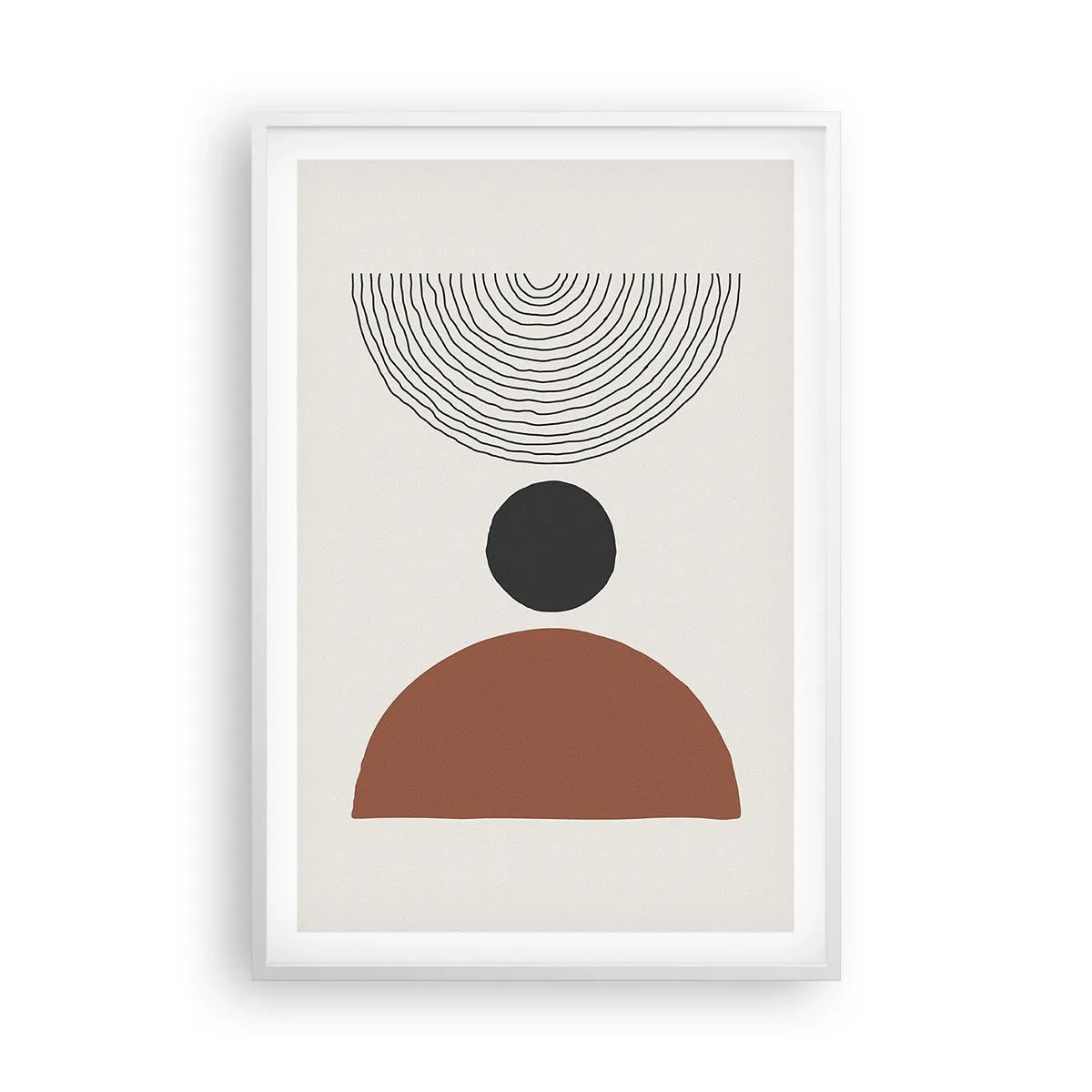 Pôster em moldura branca - Em destaque - 61x91 cm