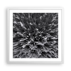 Pôster em moldura branca - Não pode ficar mais difícil do que isso - 50x50 cm