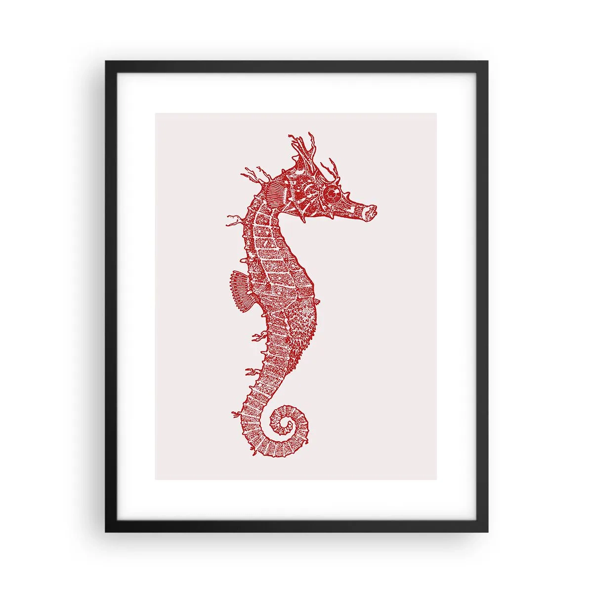 Pôster com moldura preta - Uma criatura complexa - 40x50 cm