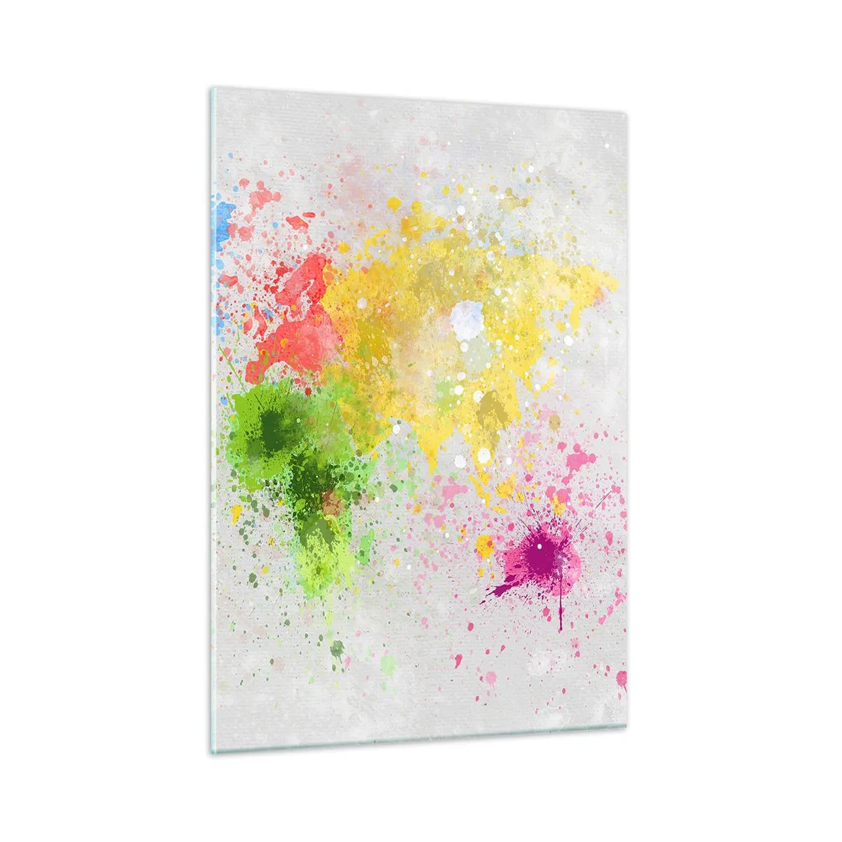 Quadro em vidro - Todas as cores do mundo - 50x70 cm