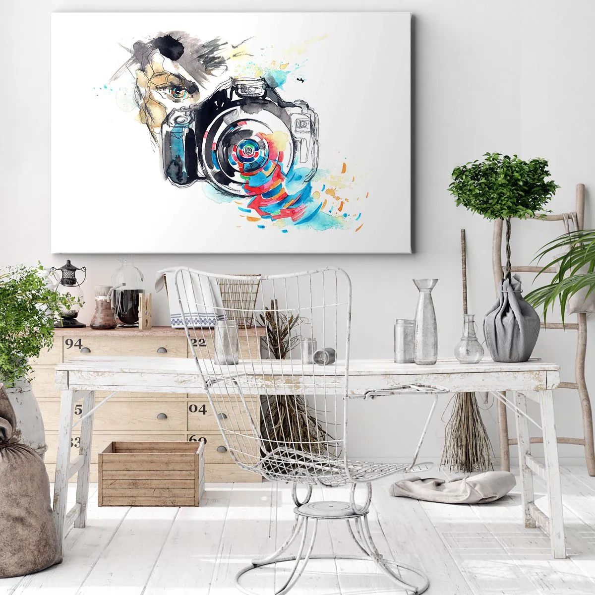 Quadro em tela - No olho da lente - 100x70 cm