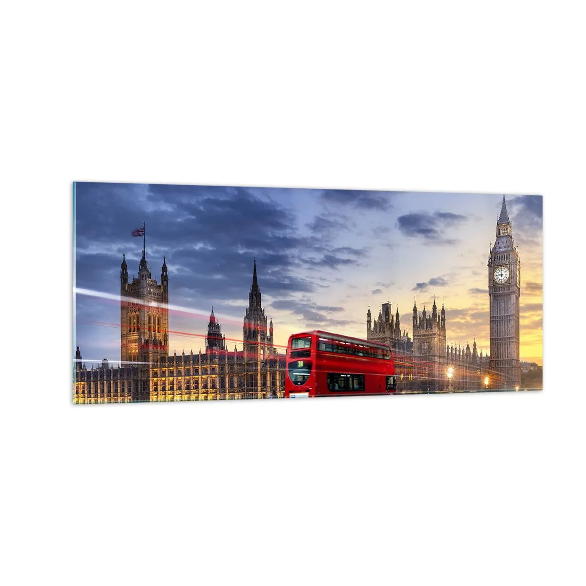 Quadro em vidro - Marcas distintivas - 100x40 cm