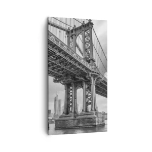 Quadro em tela - Ao coração da cidade - 45x80 cm