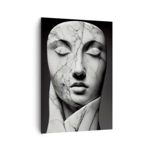 Quadro em tela - Formas de mármore - 70x100 cm