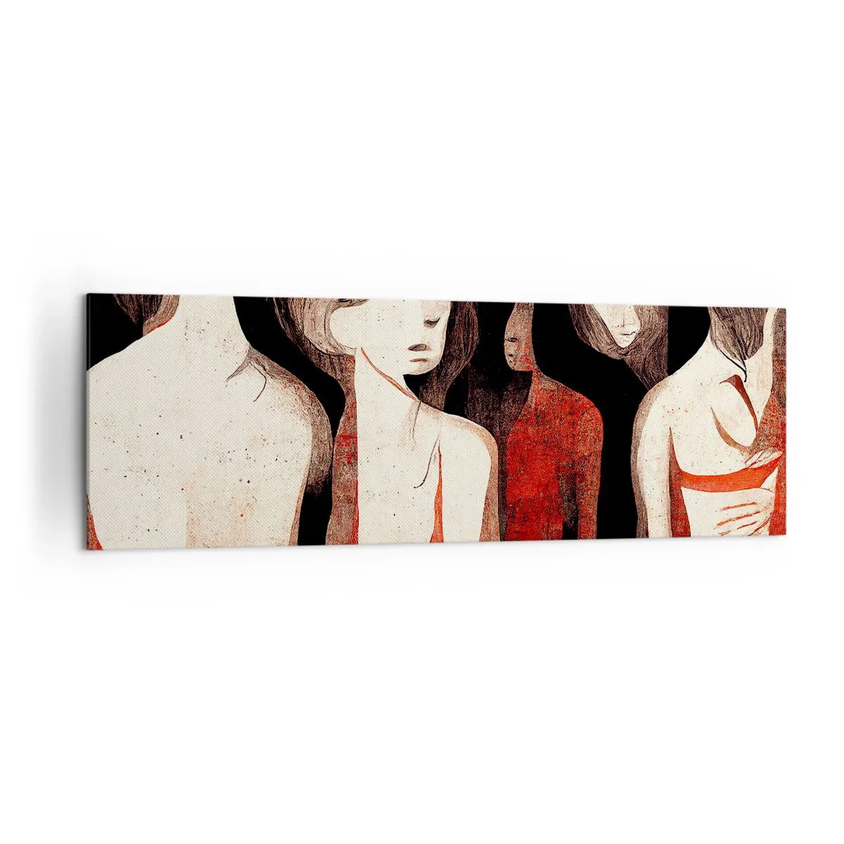 Quadro em tela - Madonas das trevas - 160x50 cm