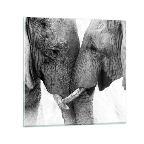 Quadro em vidro - Confissão sincera - 30x30 cm