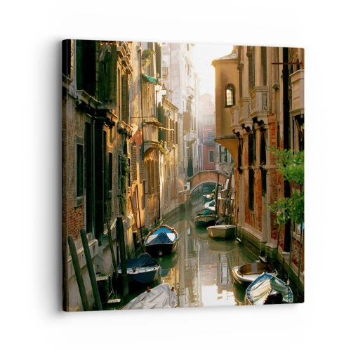 Quadro em tela - Em um beco veneziano - 30x30 cm