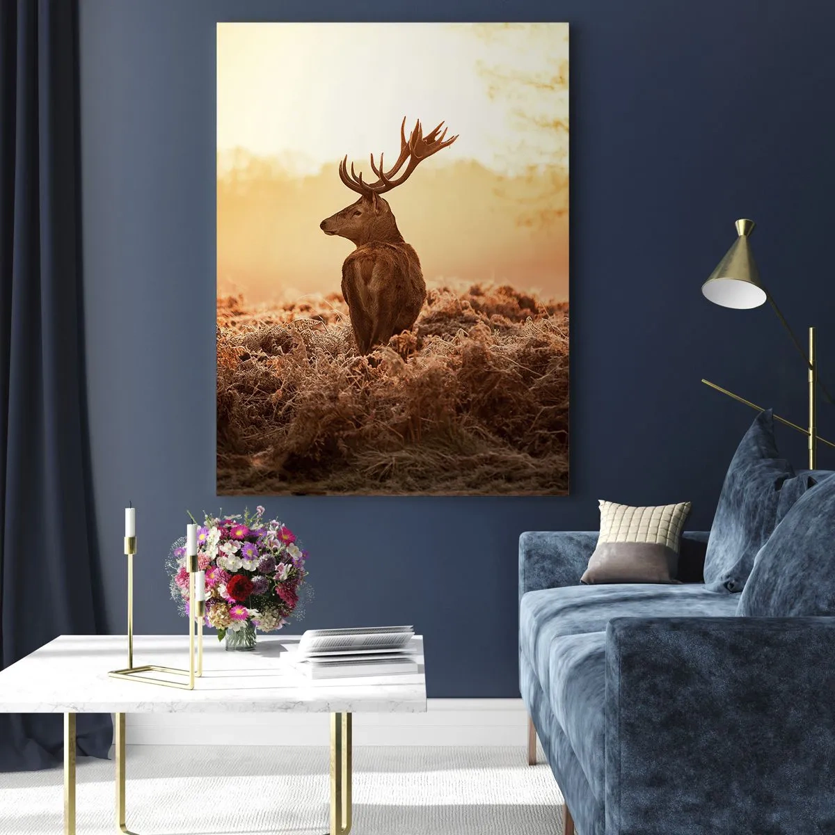 Quadro em vidro - O senhor da propriedade - 50x70 cm