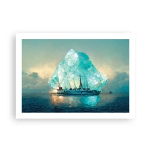 Pôster - Diamante Ártico - 70x50 cm