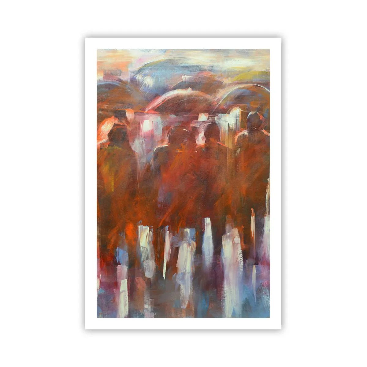 Pôster - Iguais na chuva e no nevoeiro - 61x91 cm