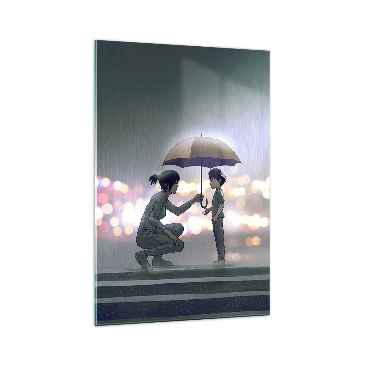 Quadro em vidro - Está tudo bem agora - 70x100 cm