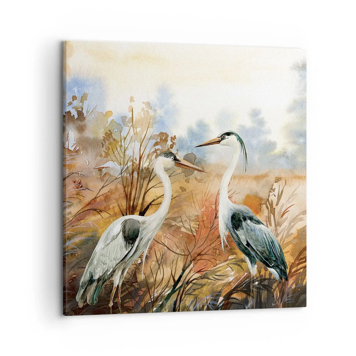 Quadro em tela - Para onde ir no outono? - 50x50 cm