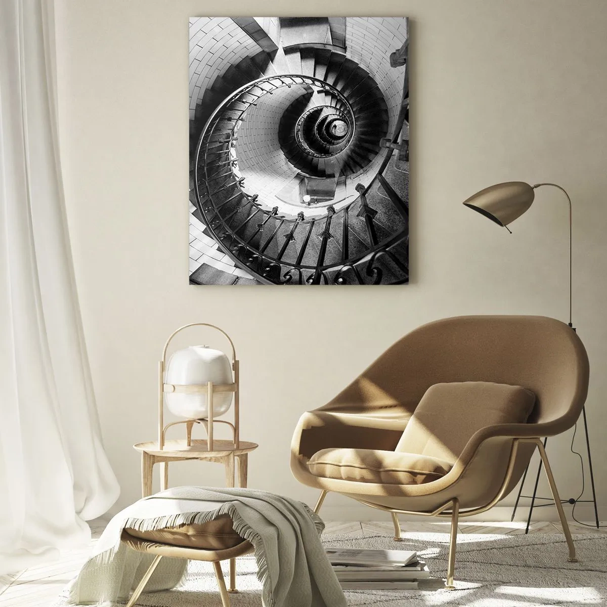 Quadro em vidro - Cada vez mais alto - 50x70 cm
