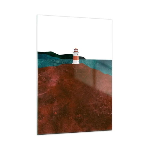 Quadro em vidro - Olhando para o mar - 50x70 cm