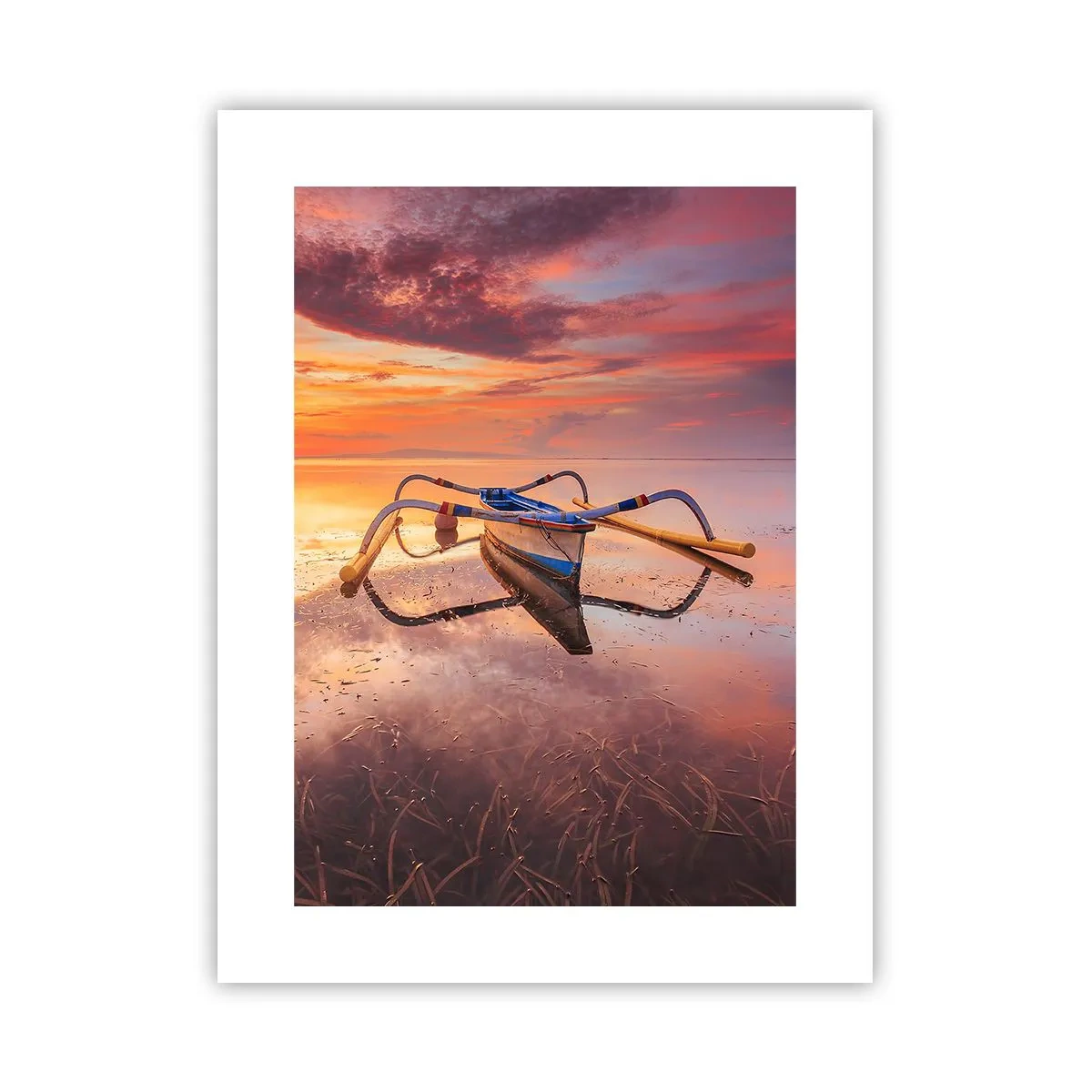 Pôster - A calma de uma noite tropical - 30x40 cm