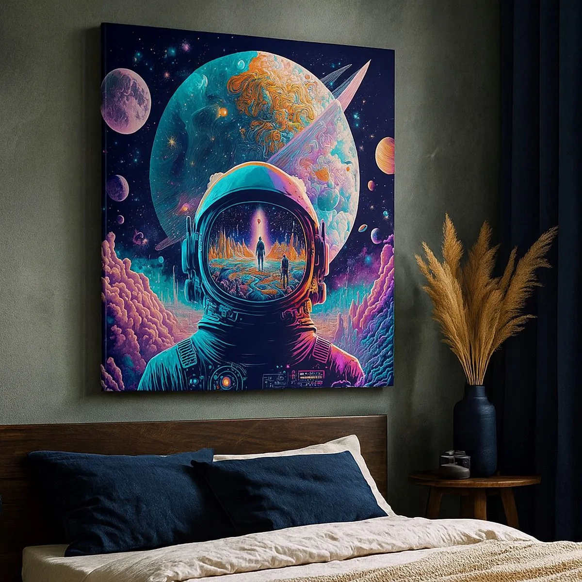 Quadro em tela - Os filósofos não sonharam com isso - 30x30 cm