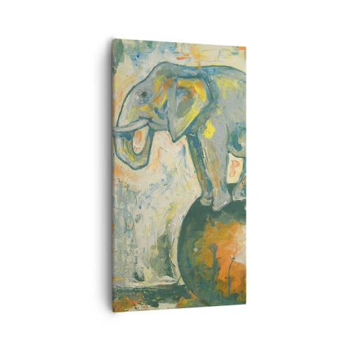 Quadro em tela - Viva o circo! - 55x100 cm