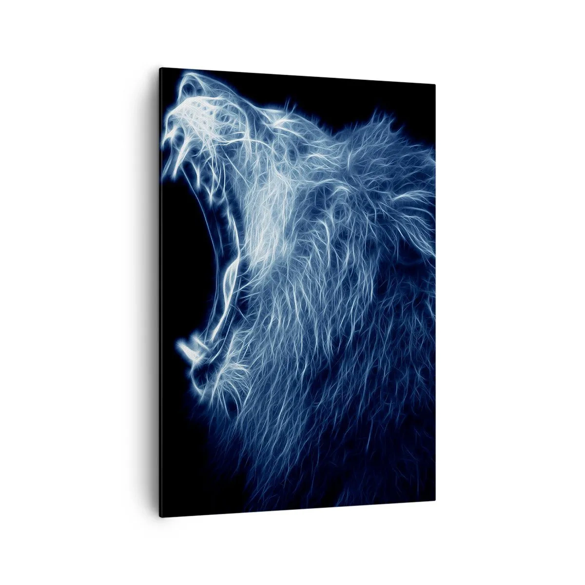 Quadro em tela - A ira feroz do rei - 70x100 cm