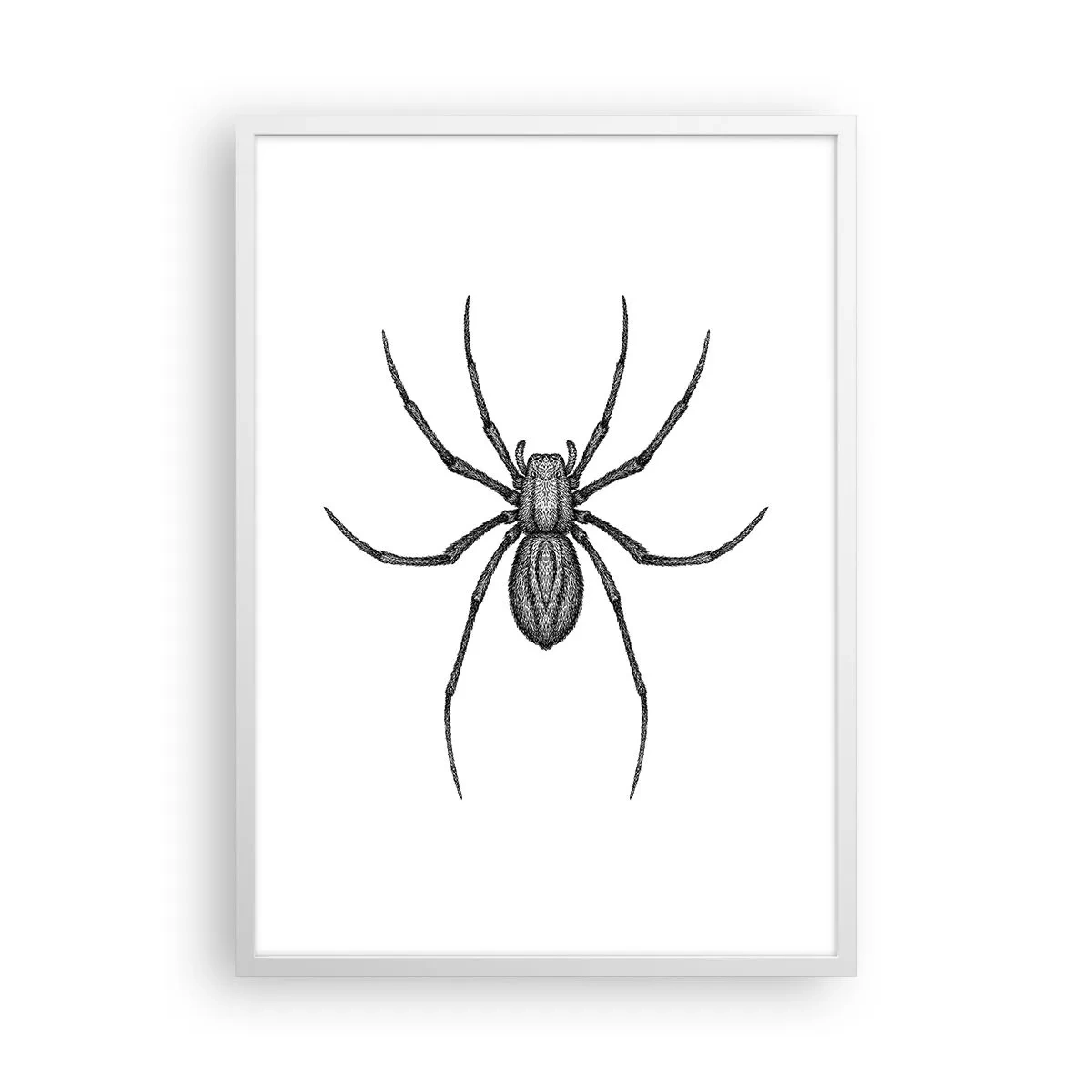 Pôster em moldura branca - Precisão perturbadora - 50x70 cm