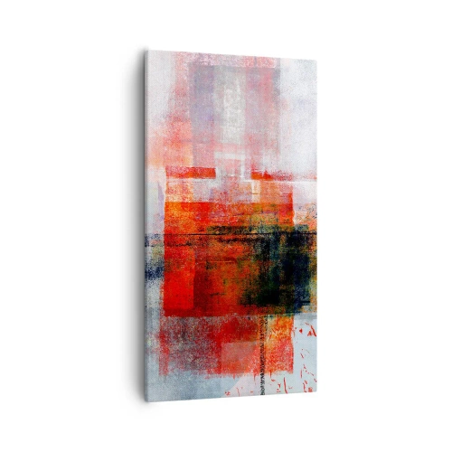 Quadro em tela - A composição brilha - 55x100 cm