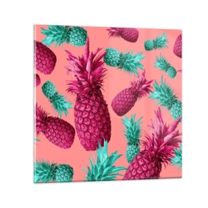 Quadro em vidro - A liberdade é doce - 50x50 cm