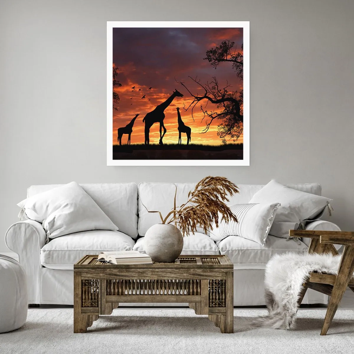 Pôster - Um pequeno jantar com seus entes queridos - 40x40 cm