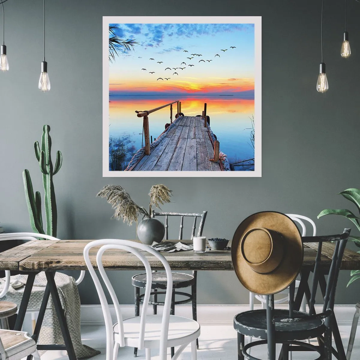 Pôster - É hora de voltar... - 60x60 cm