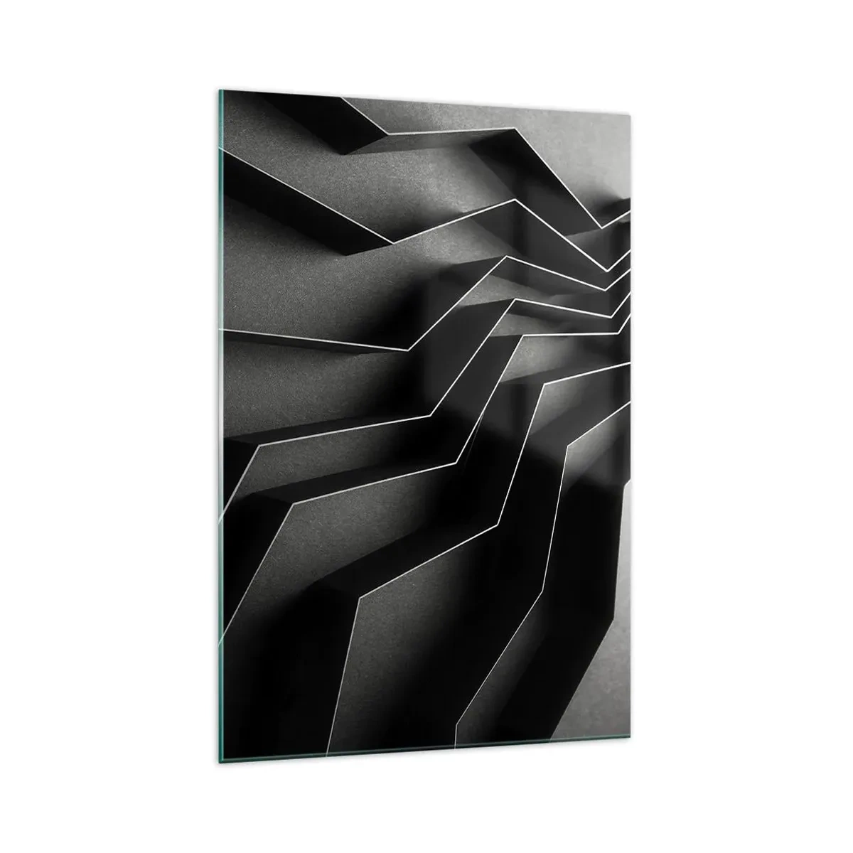 Quadro em vidro - Ordem espacial - 70x100 cm