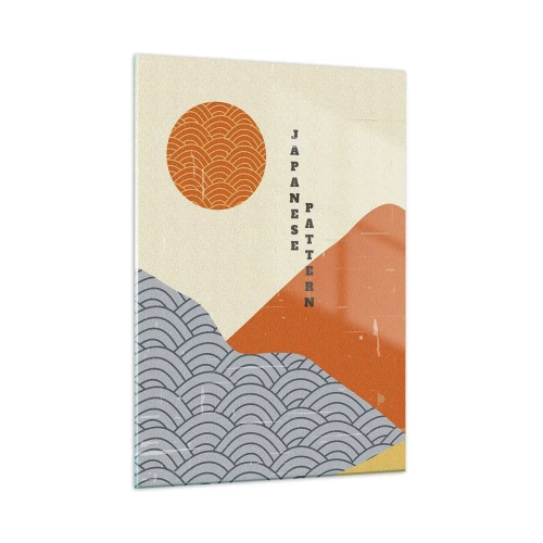 Quadro em vidro - No espírito japonês - 50x70 cm