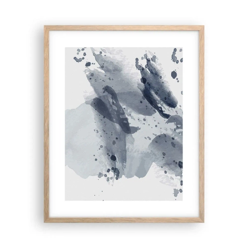 Pôster com moldura de carvalho claro - Um estudo da natureza da água - 40x50 cm
