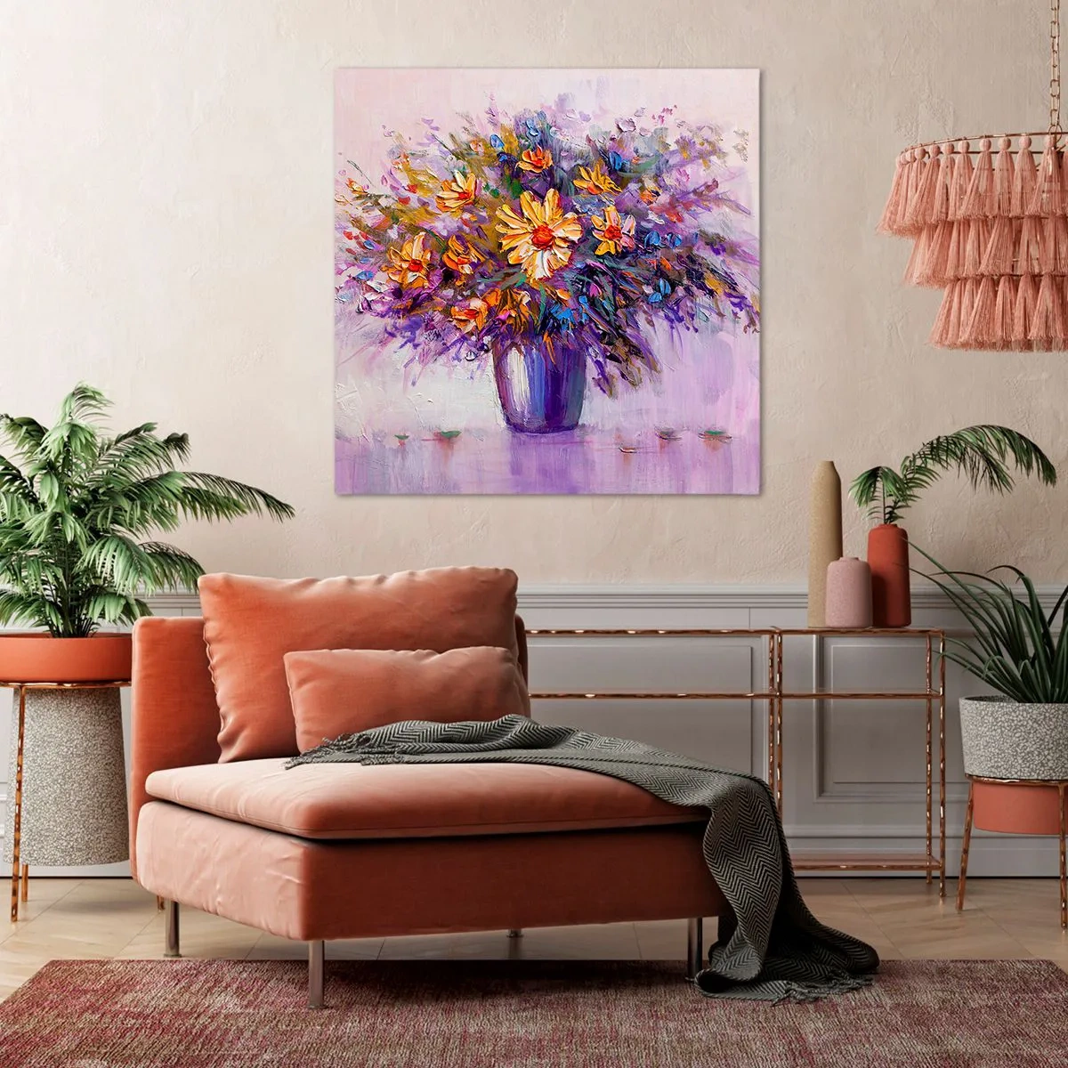 Quadro em tela - Cheiro agradável, aparência agradável - 70x70 cm