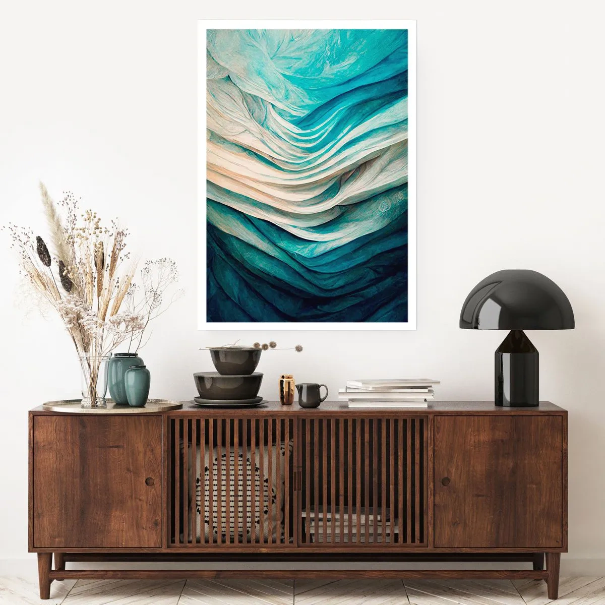 Pôster - Insaciabilidade azul - 70x100 cm