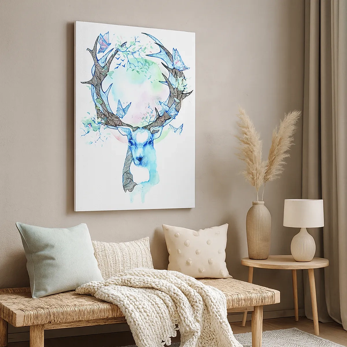 Quadro em tela - A força e a delicadeza da natureza - 50x70 cm