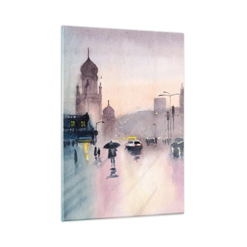 Quadro em vidro - Na névoa chuvosa - 50x70 cm