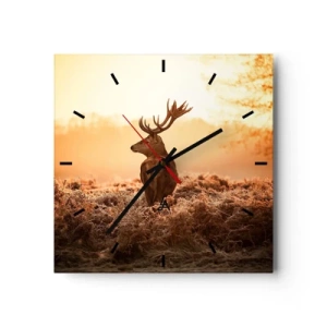 Relógio de parede - Relógio em vidro - O senhor da propriedade - 30x30 cm