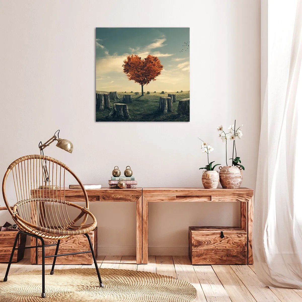 Quadro em tela - Ainda há esperança - 50x50 cm