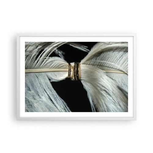 Pôster em moldura branca - ...todos os dias da nossa vida... - 70x50 cm