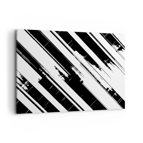 Quadro em tela - Uma composição intensa e dinâmica - 100x70 cm