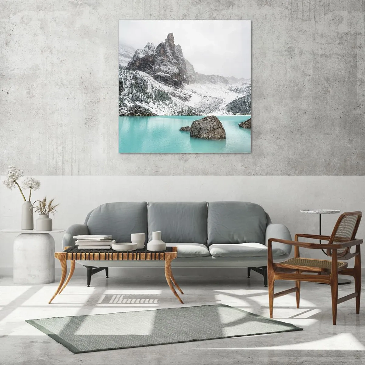 Quadro em vidro - Na guarda - 70x70 cm